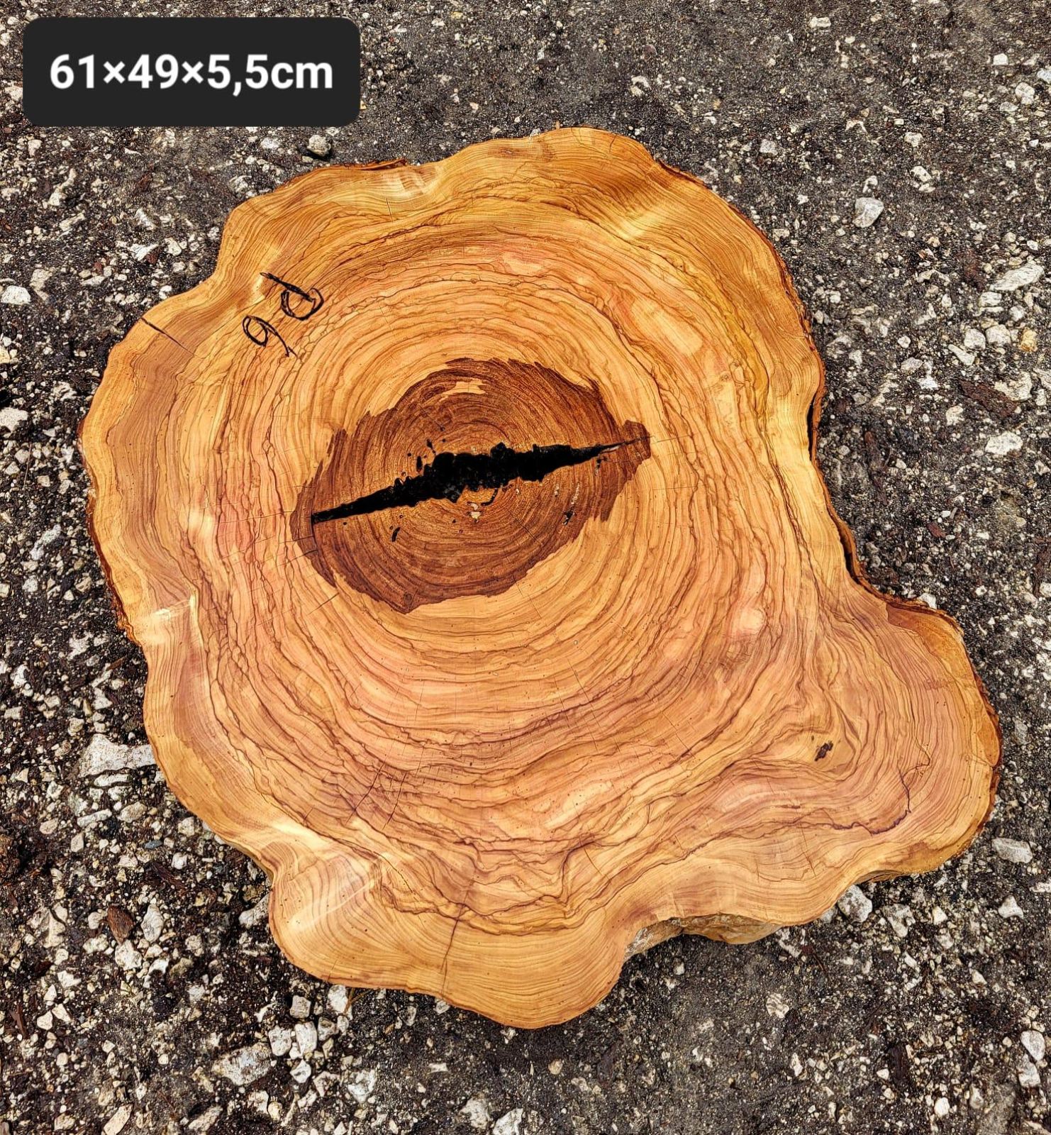 Baumscheibe Olivenholz P06